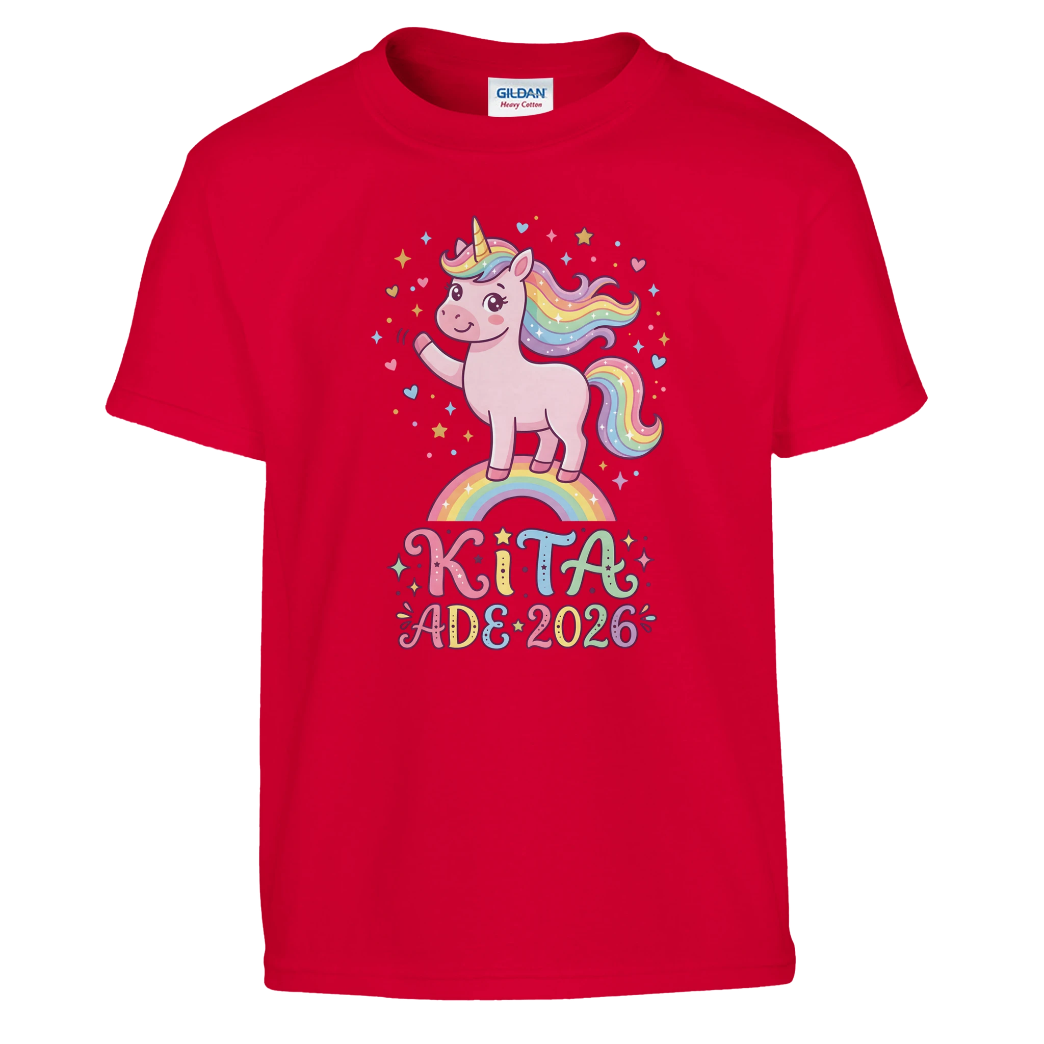 Kita Ade 2026 T-Shirt – Kinder T-Shirt in Hellblau, Freisteller