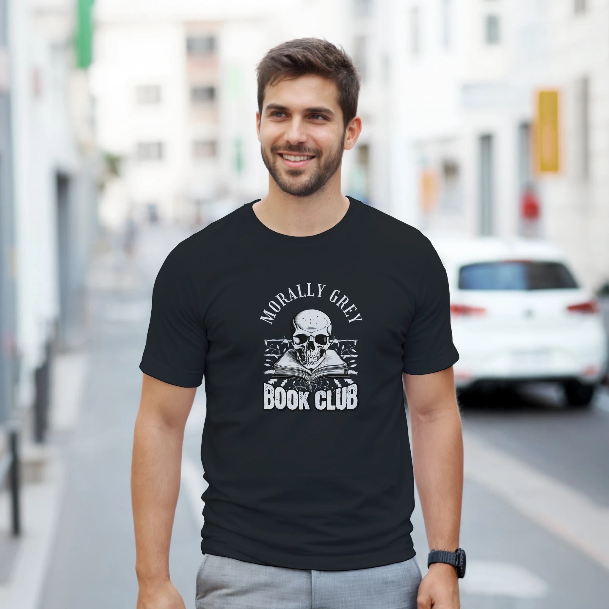 Morally Grey Book Club T-Shirt – Damen Lifestyle 2, T-Shirt lässiger Look