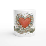 Beste Erzieherin der Welt Tasse Kita Geschenk – Weiße Keramiktasse Freisteller
