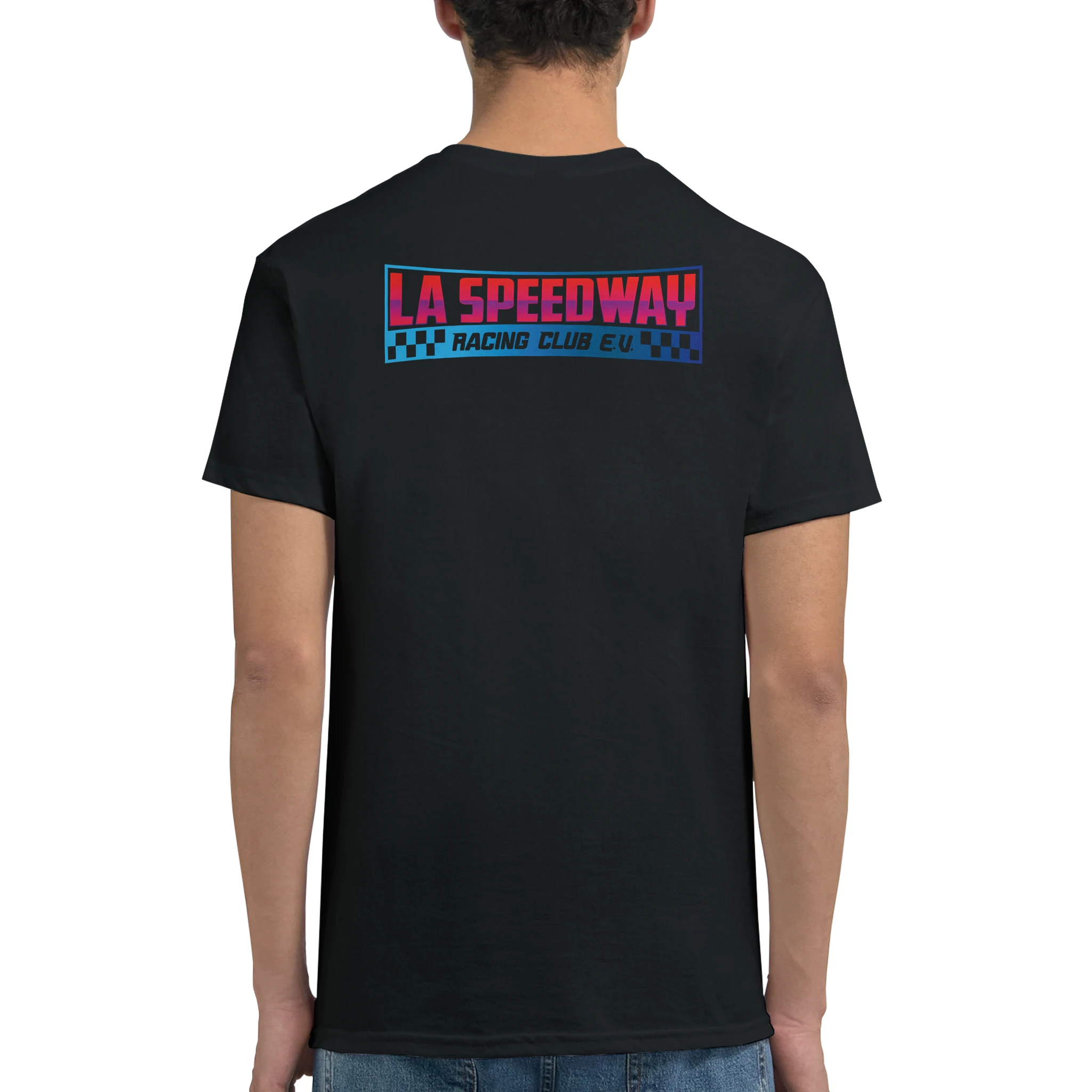 LA Speedway Racing Club T-Shirt mit Name – Damen Lifestyle 2, T-Shirt sitzend