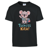 Tschüss Kita T-Shirt – Kinder T-Shirt in Schwarz, Freisteller