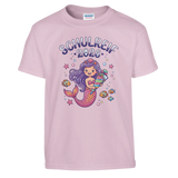 Schulreif 2026 Meerjungfrau Einschulung Shirt Mädchen – Kinder T-Shirt Rückseite