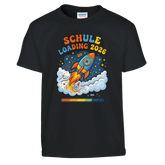 Schule Loading 2026 Einschulung Shirt Ladebalken – Kinder T-Shirt Weiß Freisteller