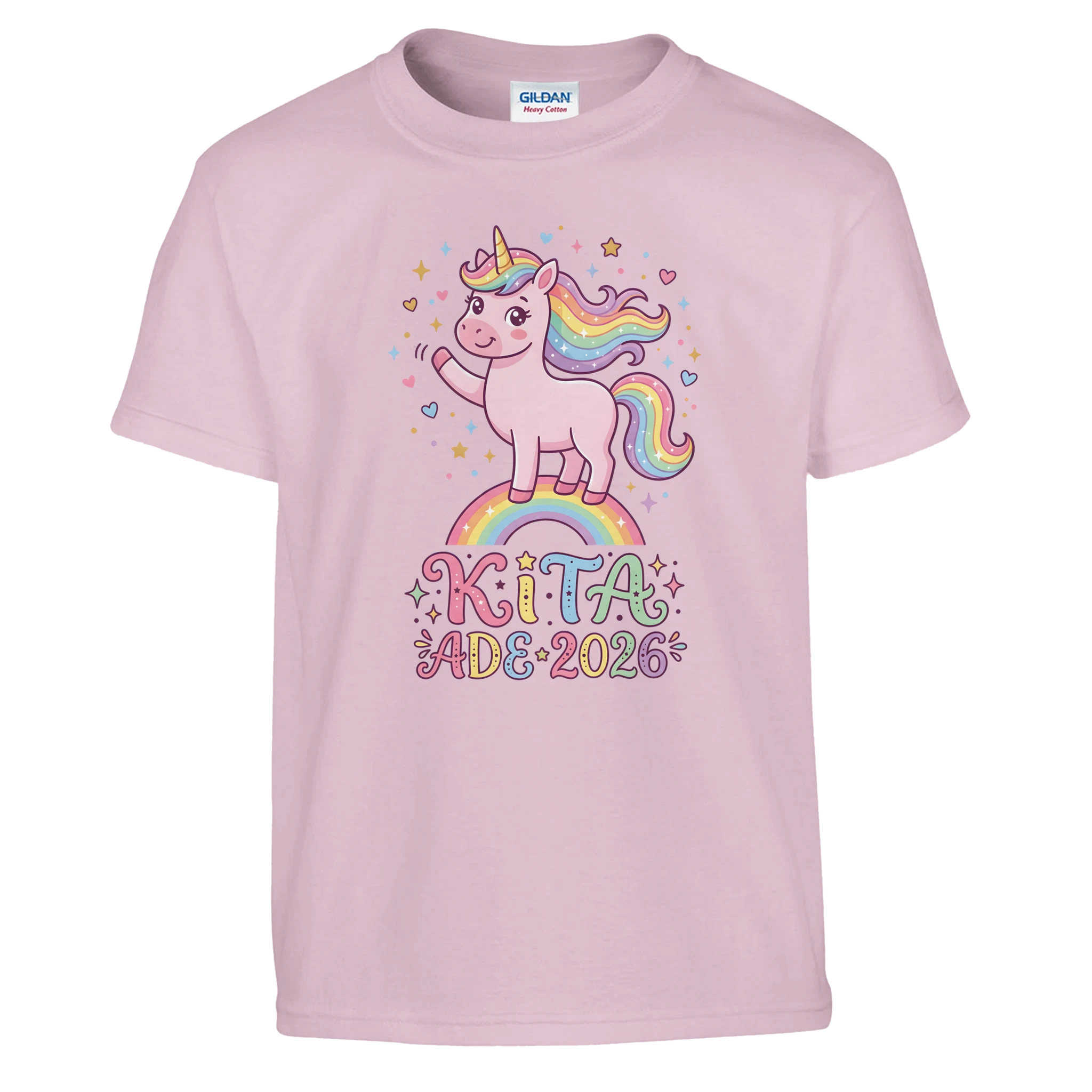 Kita Ade 2026 T-Shirt – Kinder T-Shirt in Rot, Freisteller