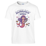 Schulreif 2026 Meerjungfrau Einschulung Shirt Mädchen – Kinder T-Shirt Nahaufnahme Aufdruck