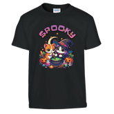 Spooky Katzen Kinder T-Shirt – Kinder T-Shirt in Schwarz, Freisteller