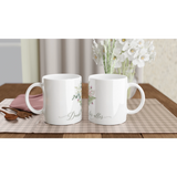 Danke für alles Tasse Abschiedsgeschenk Erzieherin – Tasse Nahaufnahme Motiv Detailansicht