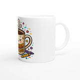 Erzieherin braucht Kaffee Tasse Kita Geschenk – Tasse Nahaufnahme Motiv Detailansicht