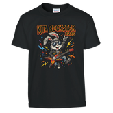 Kita Rockstar 2026 Lustiges Abschluss Shirt – Kinder T-Shirt Weiß Freisteller
