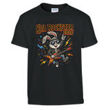 Kita Rockstar 2026 Lustiges Abschluss Shirt – Kinder T-Shirt Weiß Freisteller