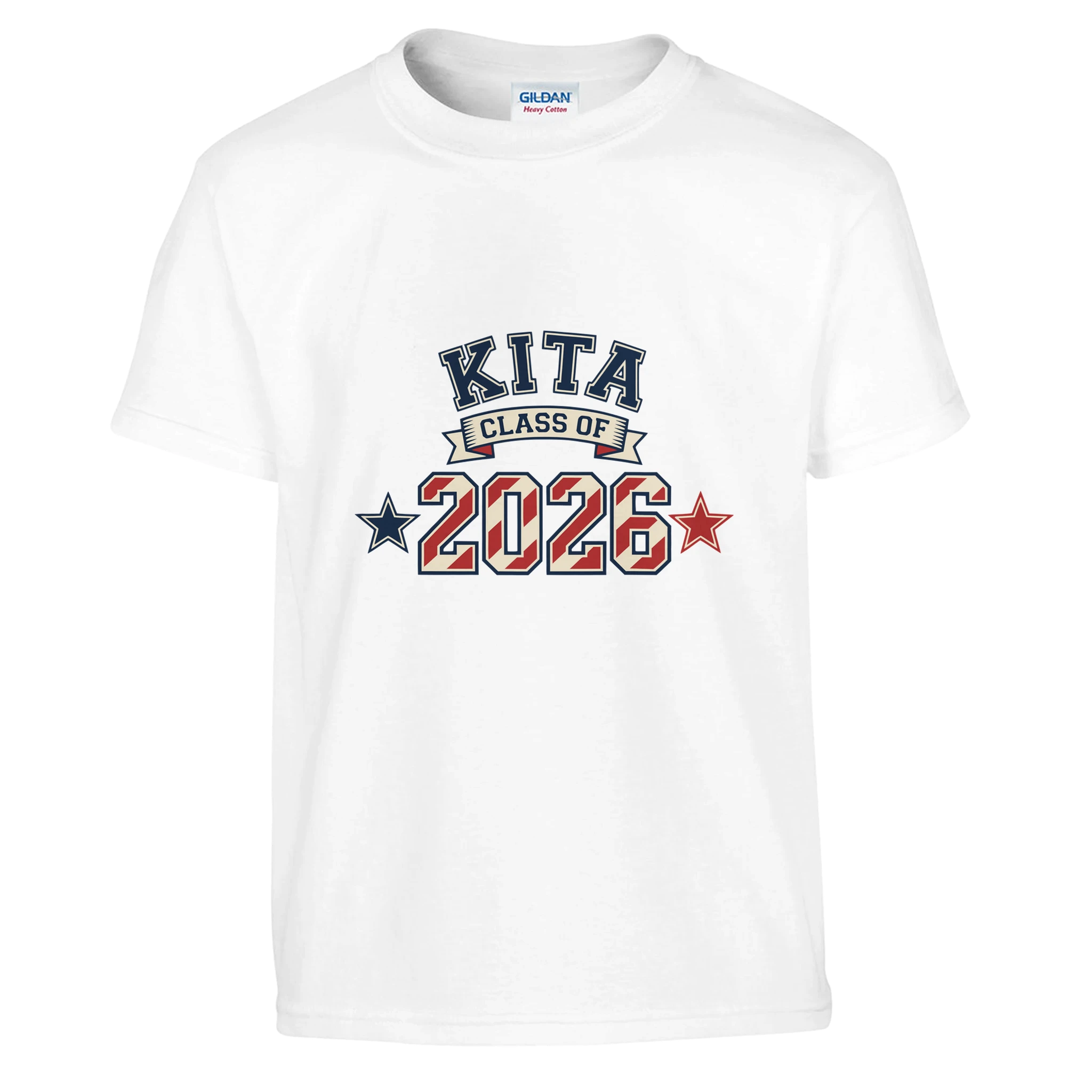 Kita Class of 2026 T-Shirt – Kinder T-Shirt in Rosa, Freisteller