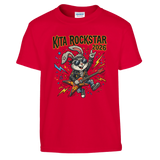 Kita Rockstar 2026 Lustiges Abschluss Shirt – Kinder T-Shirt Rückseite
