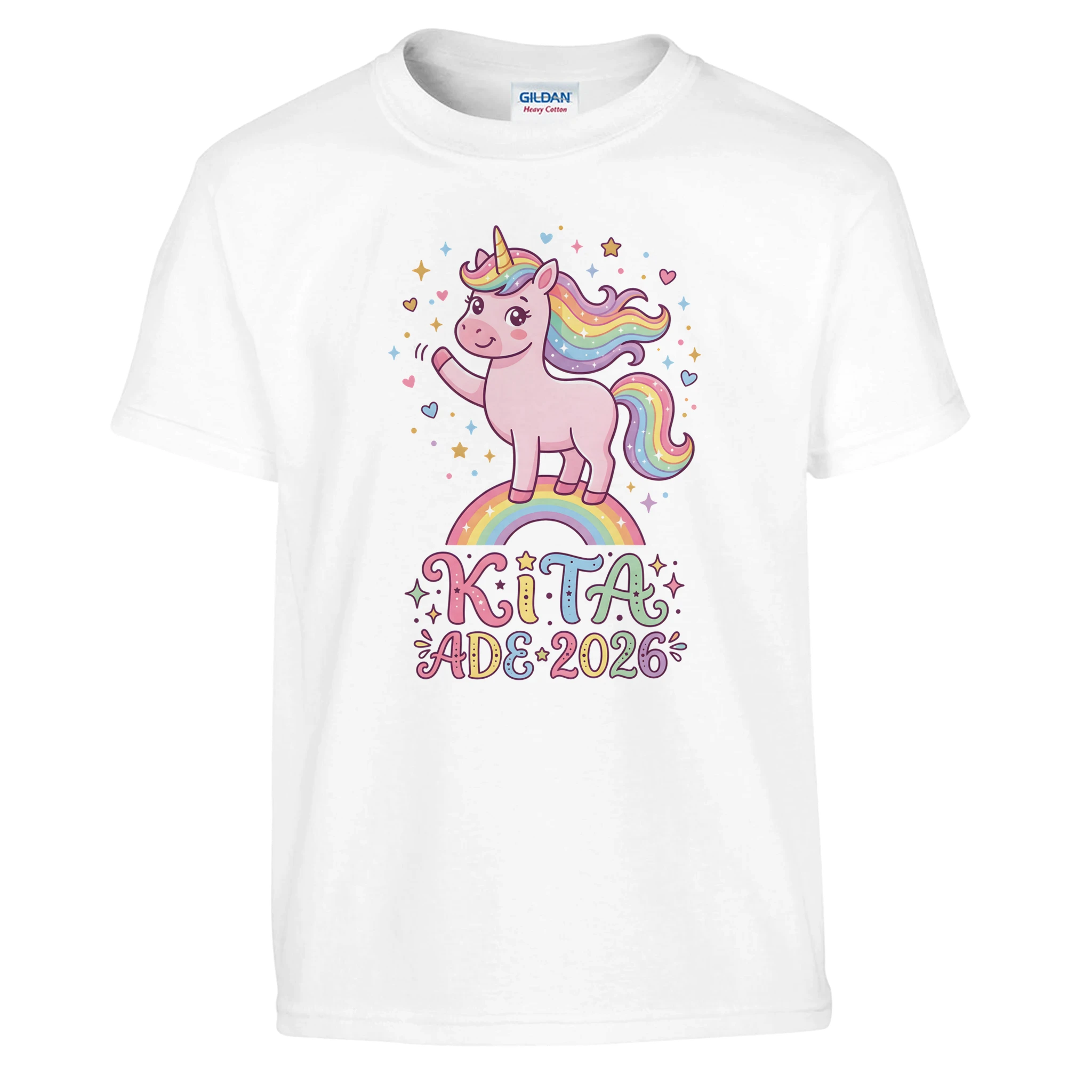 Kita Ade 2026 T-Shirt – Kinder T-Shirt in Rosa, Freisteller