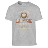 Kindergarten Überlebt 2026 Kita Abschluss Shirt – Kinder T-Shirt Rückseite