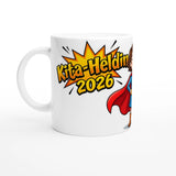 Kita-Heldin 2026 Tasse Abschiedsgeschenk Erzieherin – Tasse in der Hand Lifestyle Foto