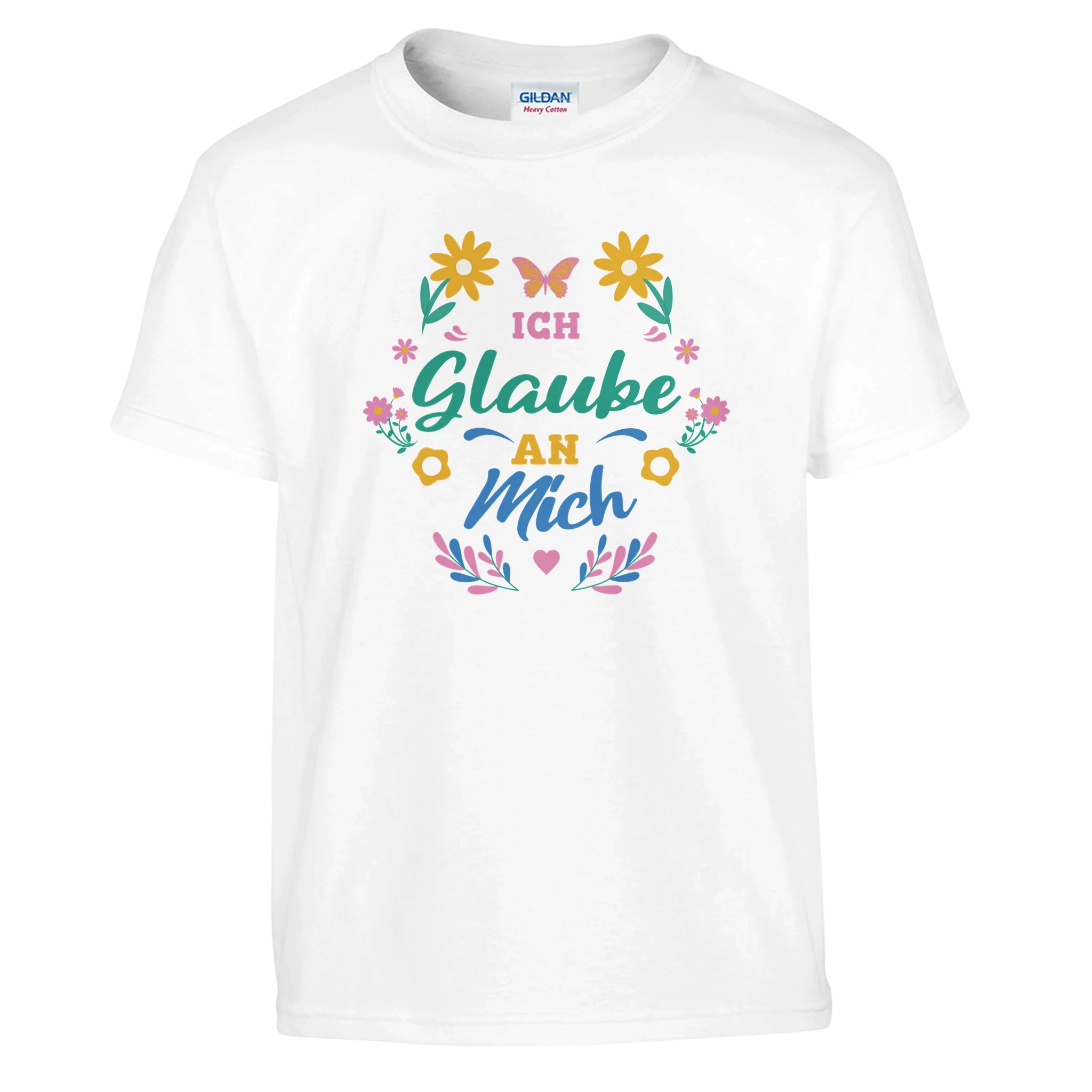 Ich Glaube An Mich Kinder T-Shirt – Kinder T-Shirt in Rot, Freisteller
