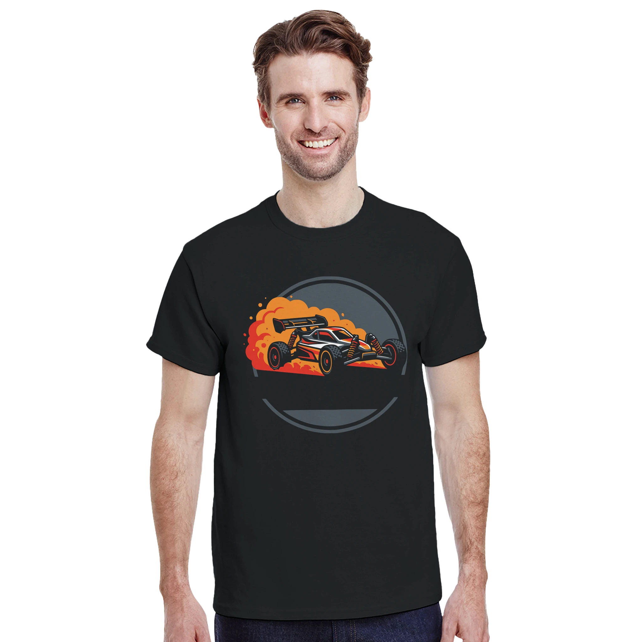 RC Modellbau T-Shirt "Dusty Badge" – Herren Lifestyle 2, T-Shirt Outdoor Look