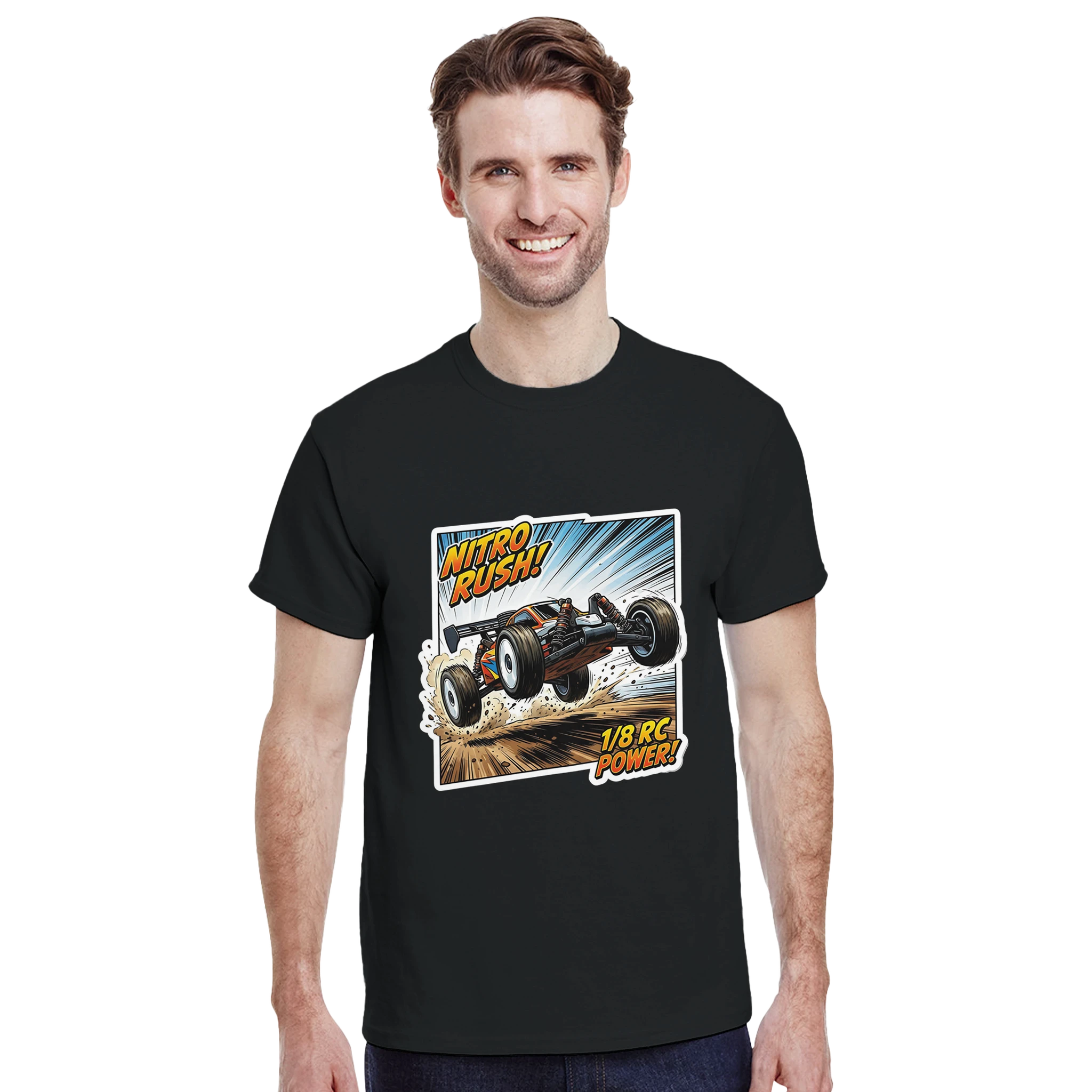 Nitro Rush 1/8 RC Buggy T-Shirt – Damen Lifestyle 2, T-Shirt lässiger Look