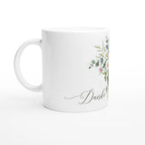 Danke für alles Tasse Abschiedsgeschenk Erzieherin – Tasse auf Holztisch Lifestyle Foto