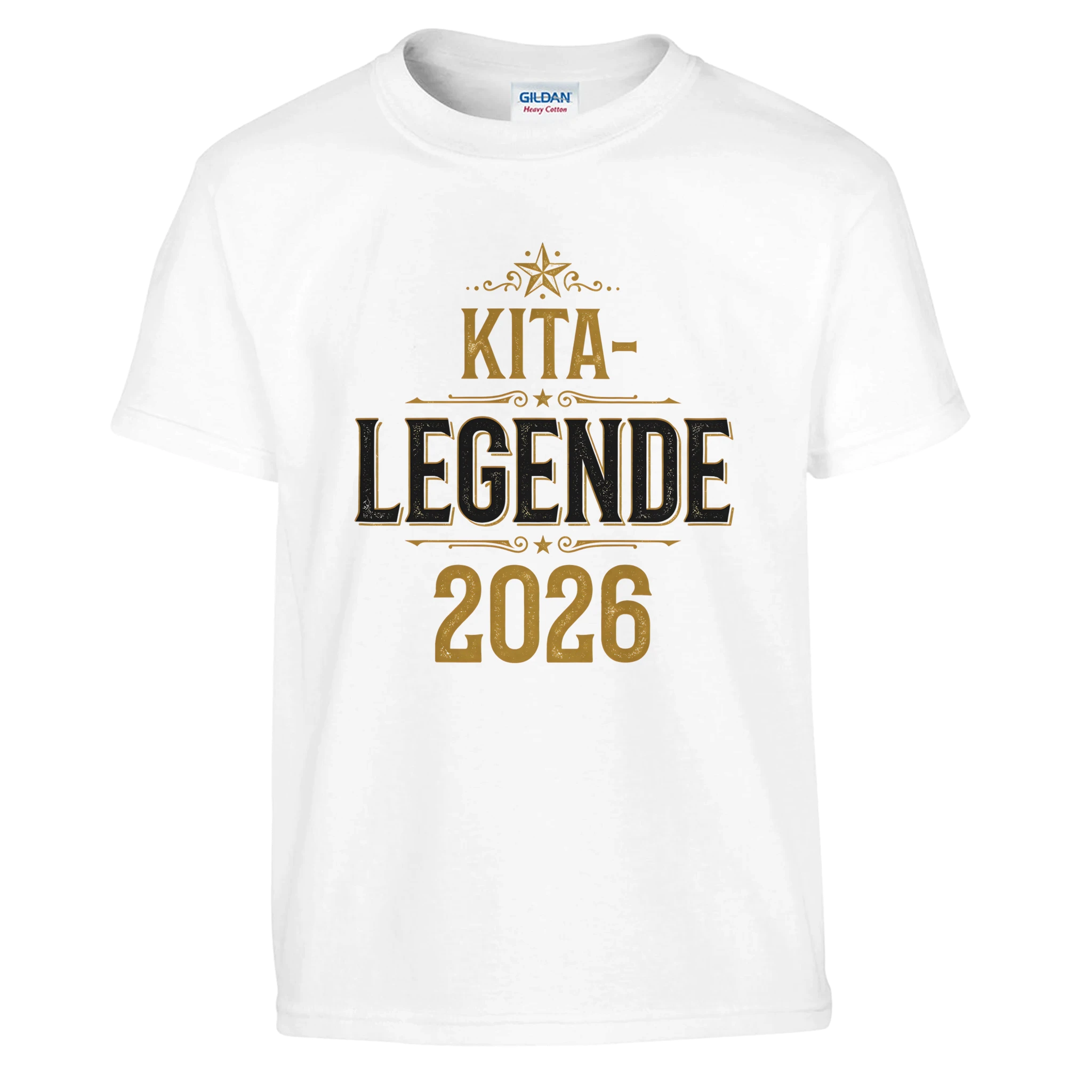 Kita-Legende 2026 T-Shirt – Kinder T-Shirt in Rosa, Freisteller