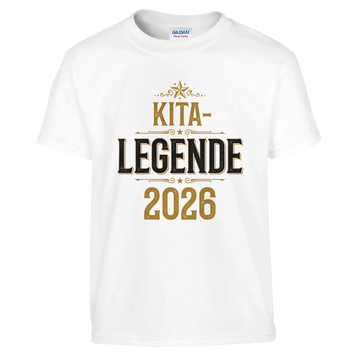 Kita-Legende 2026 T-Shirt – Kinder T-Shirt in Rosa, Freisteller