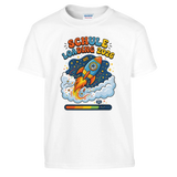 Schule Loading 2026 Einschulung Shirt Ladebalken – Kinder T-Shirt Vorderseite Detailansicht