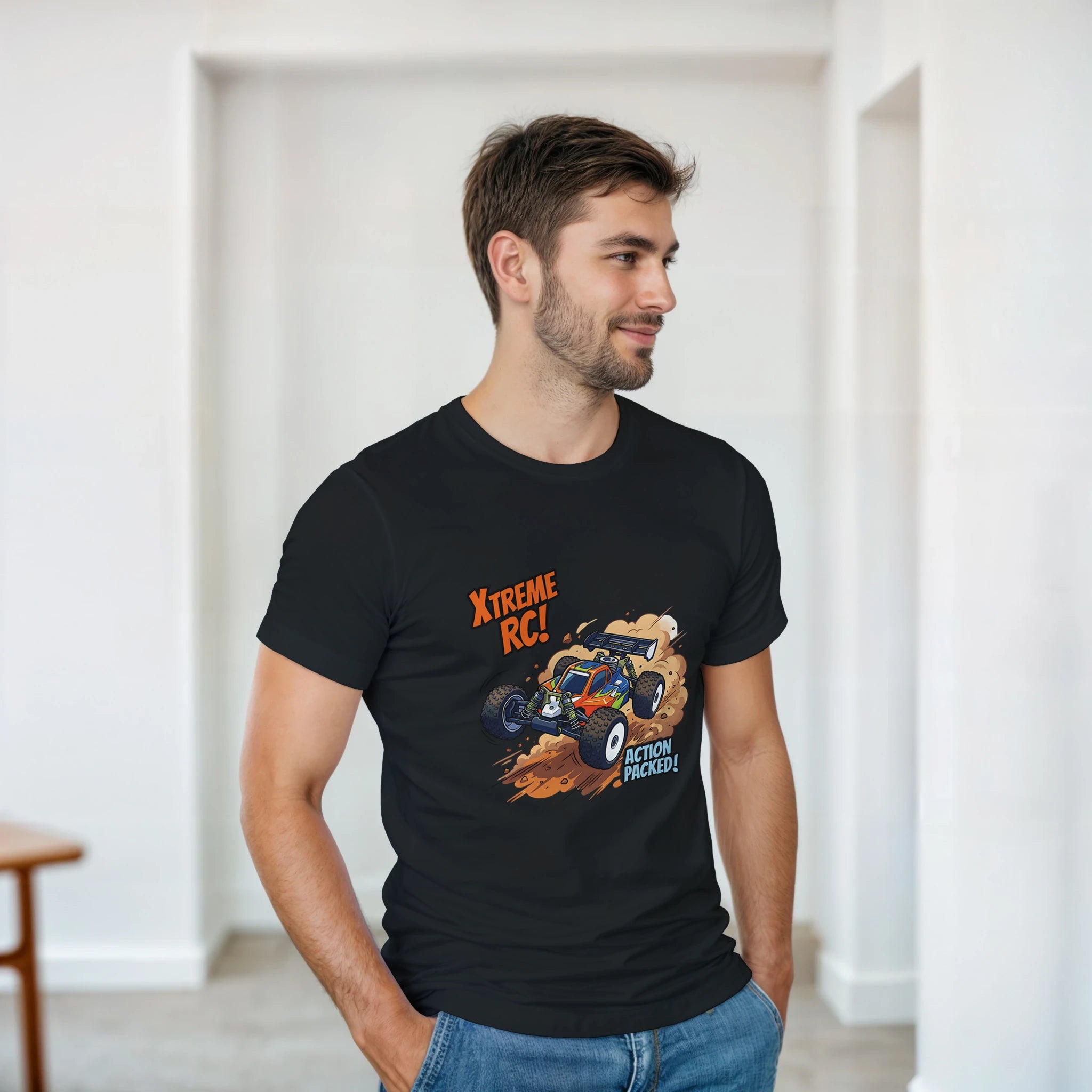 Xtreme RC T-Shirt – Herren Lifestyle, Mann trägt T-Shirt, Outdoor Look