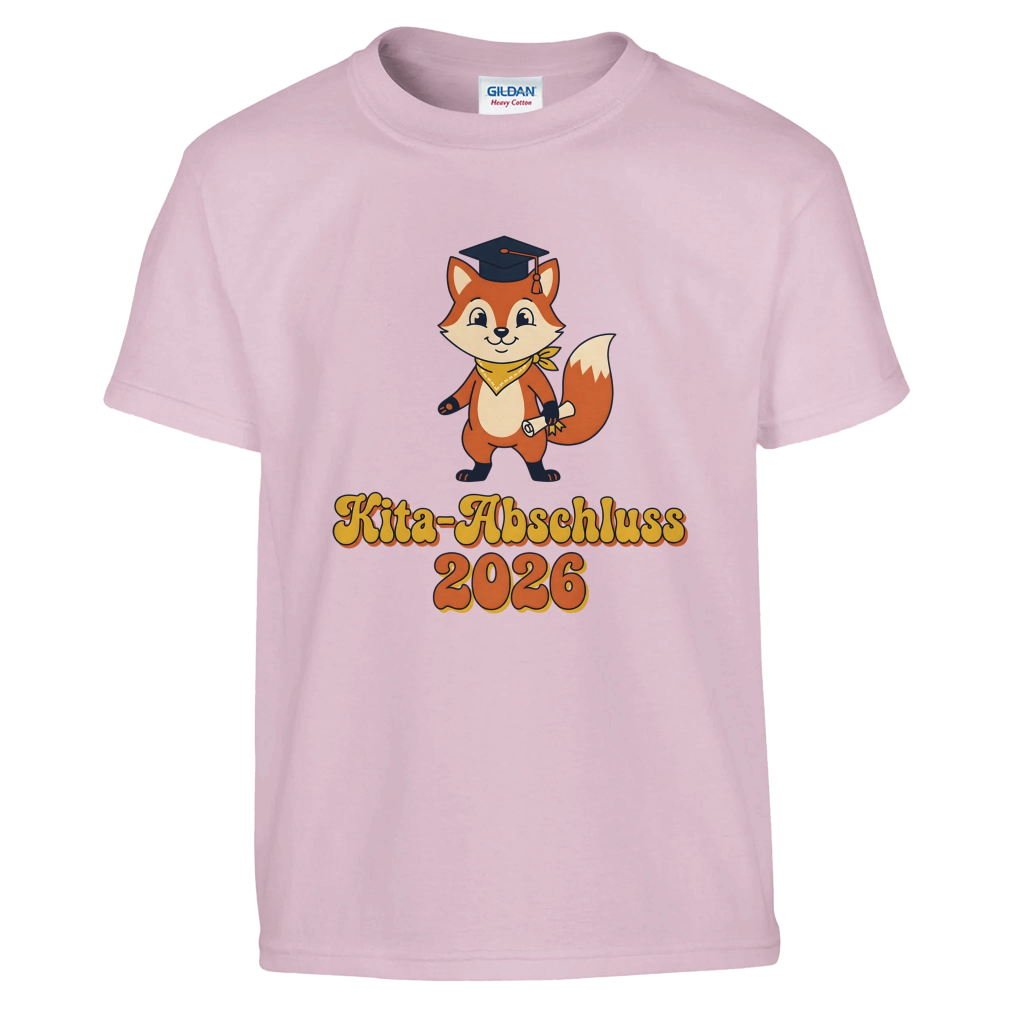 Kita-Abschluss 2026 T-Shirt – Kinder T-Shirt in Rot, Freisteller