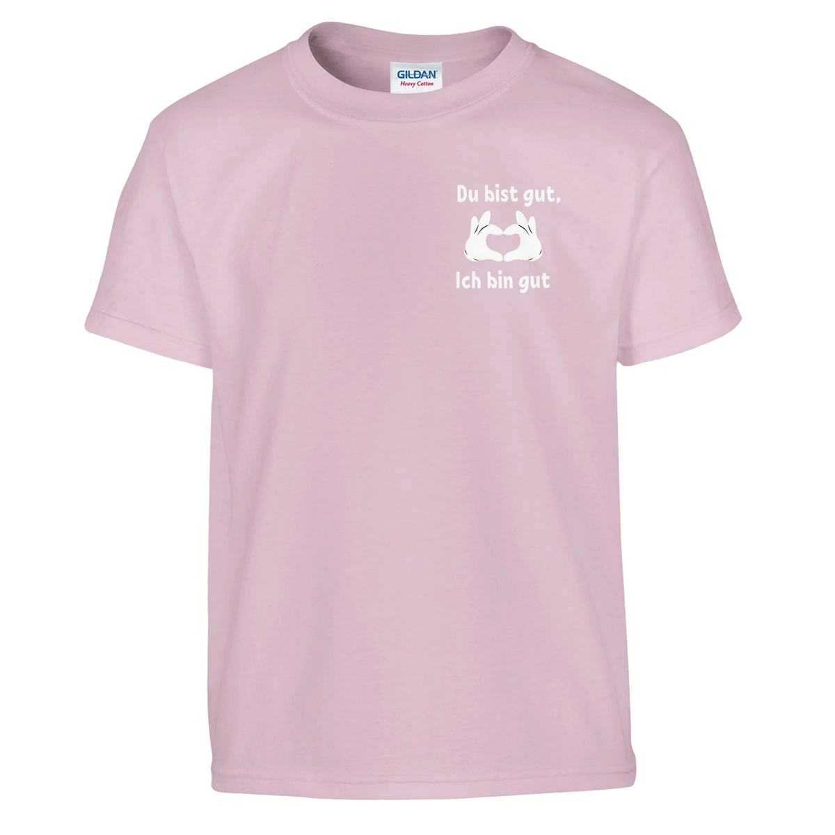 Du Bist Gut Ich Bin Gut Kinder T-Shirt – Kinder T-Shirt in Rosa, Freisteller