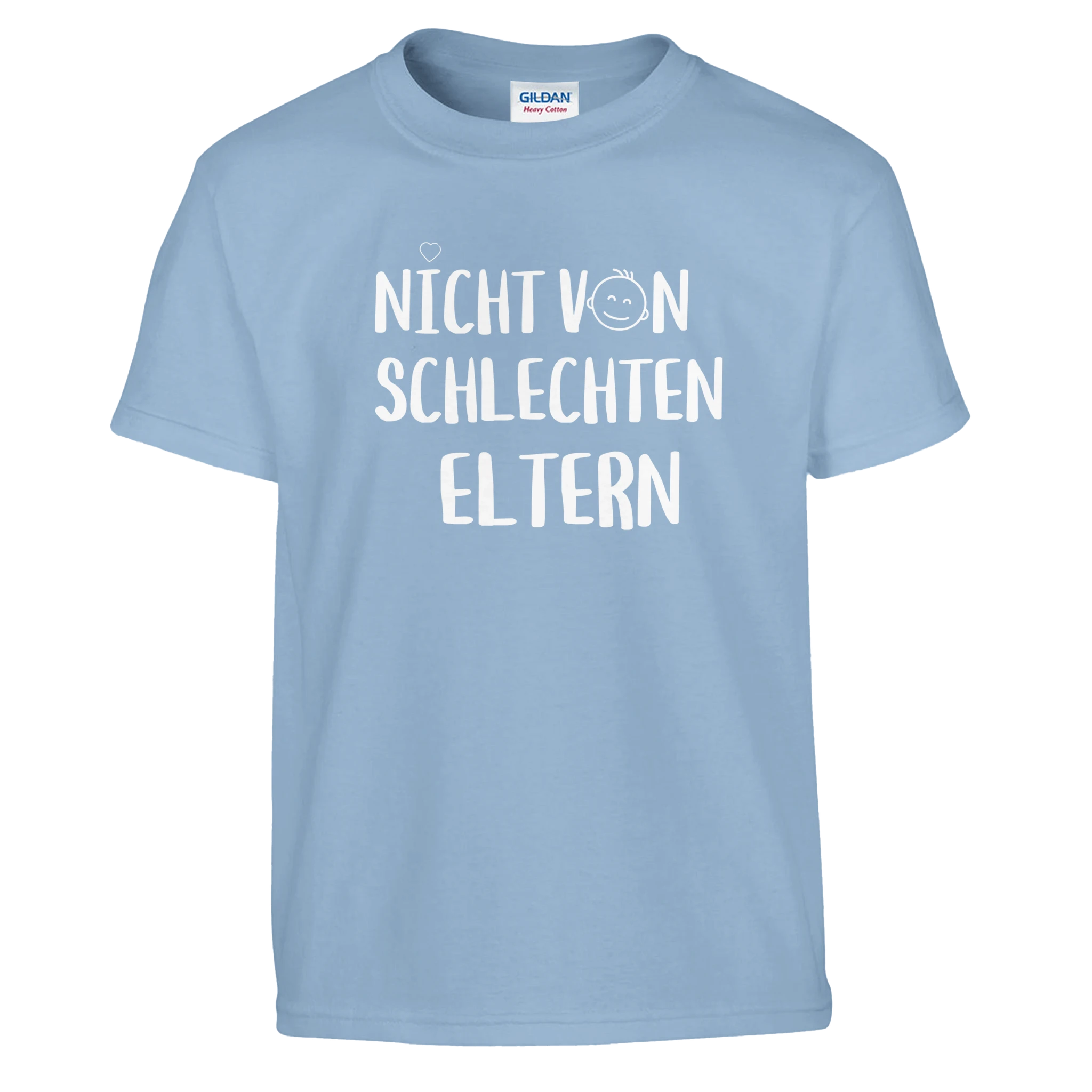 Nicht Von Schlechten Eltern Kinder T-Shirt – Kinder T-Shirt in Hellblau, Freisteller
