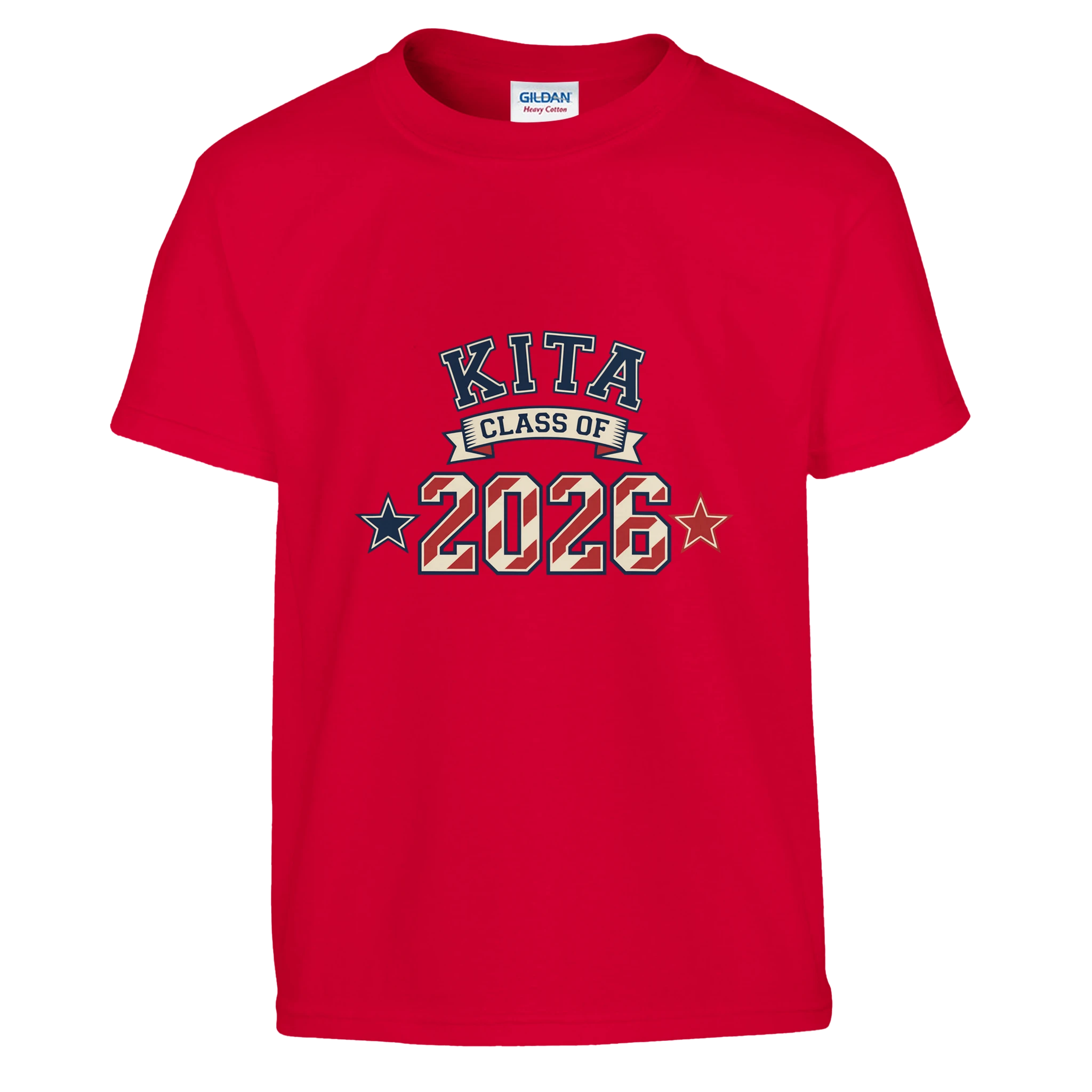 Kita Class of 2026 T-Shirt – Kinder T-Shirt in Hellblau, Freisteller