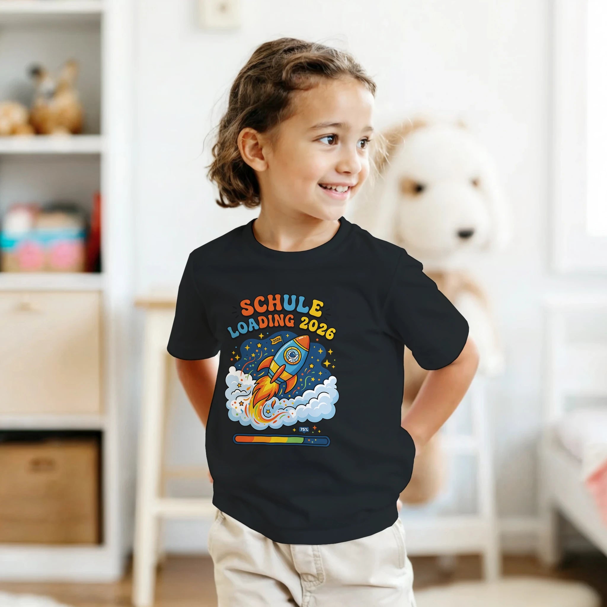 Schule Loading 2026 Einschulung Shirt Ladebalken – Kinder T-Shirt Lifestyle Foto