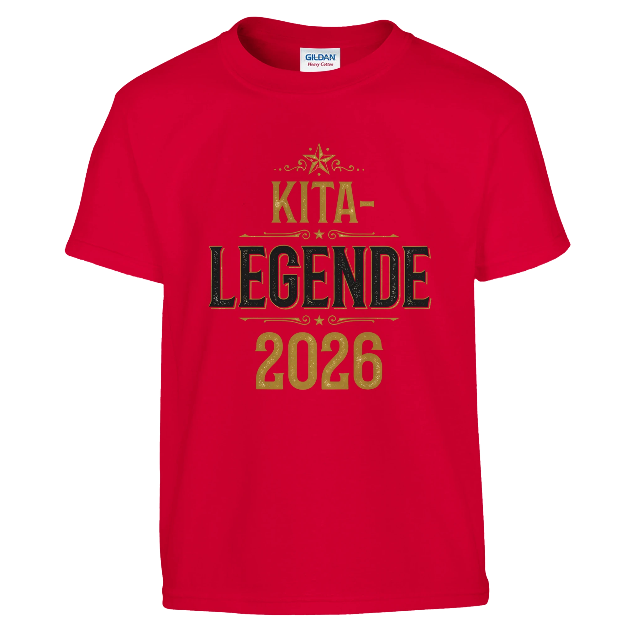 Kita-Legende 2026 T-Shirt – Kinder T-Shirt in Weiß, Freisteller