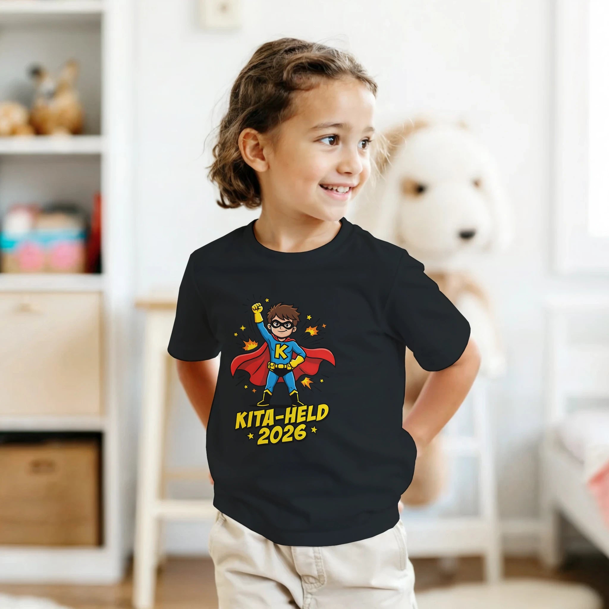 Kita-Held 2026 Superheld Kita-Abschluss Shirt – Kinder T-Shirt Lifestyle Foto