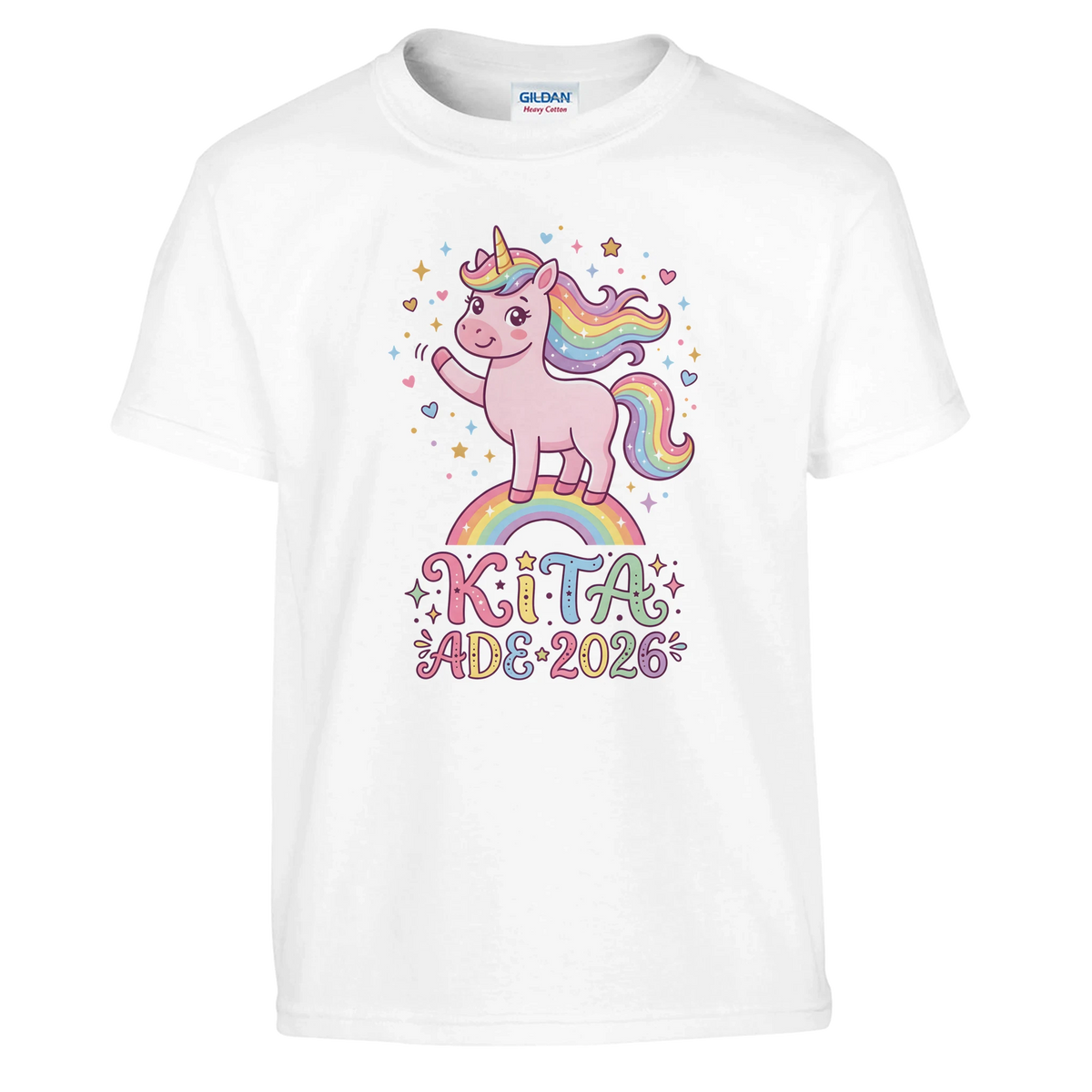 Kita Ade 2026 T-Shirt – Kinder T-Shirt in Rosa, Freisteller