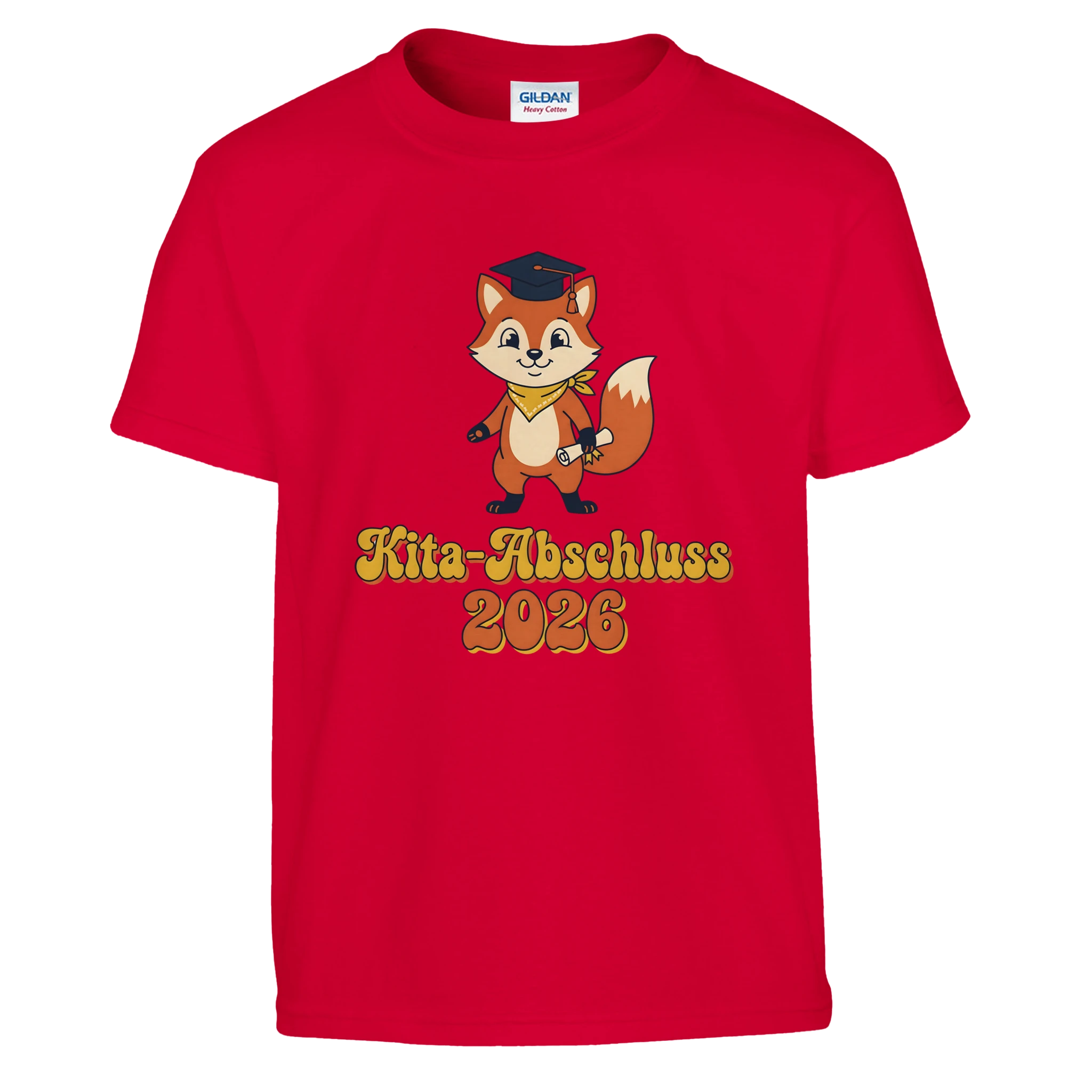 Kita-Abschluss 2026 T-Shirt – Kinder T-Shirt in Rosa, Freisteller